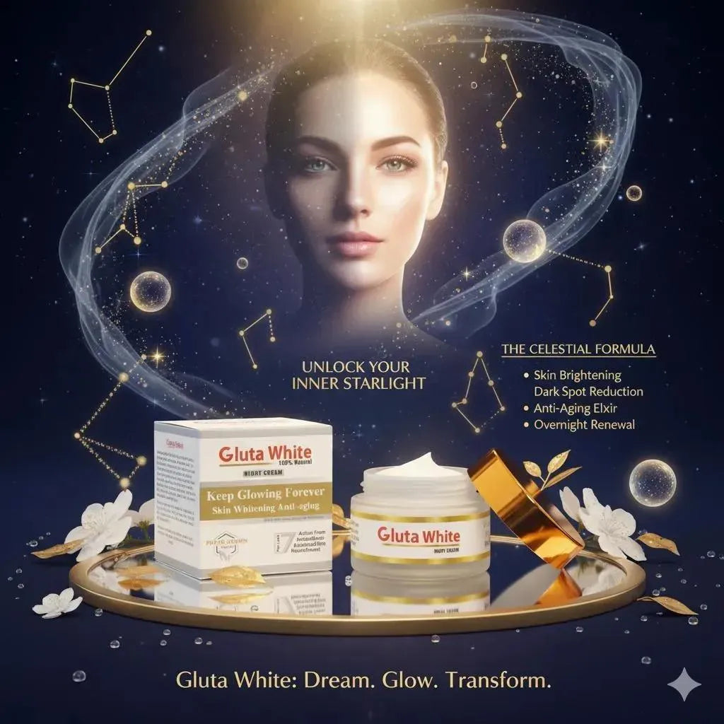 Gluta White Night Cream: Unlock Your Radiant Glow - 50ml