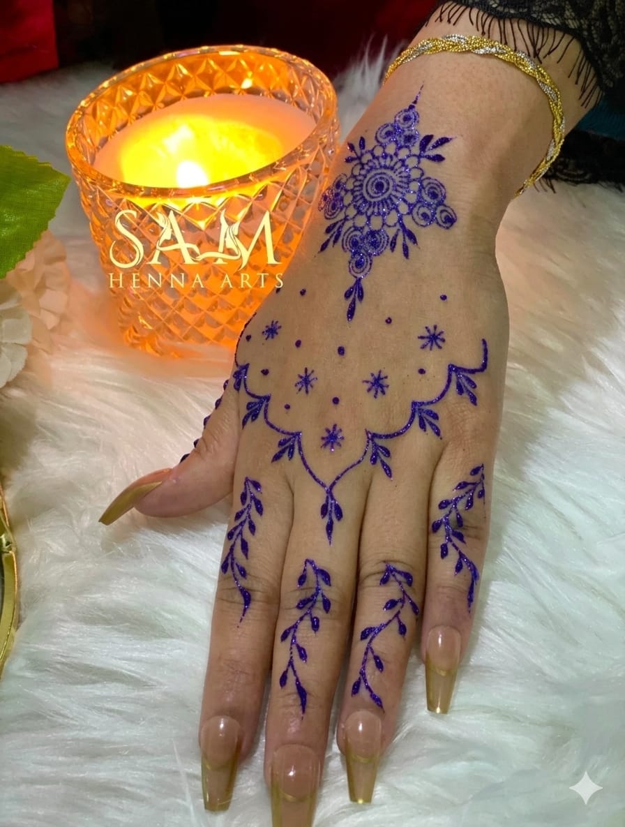 Glitter Gel Cone Mehndi