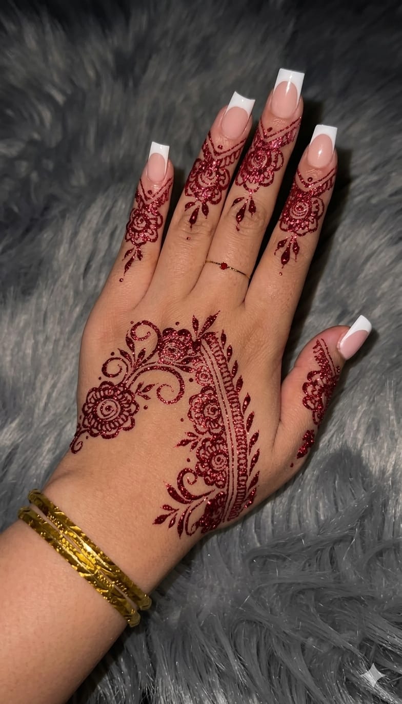 Glitter Gel Cone Mehndi