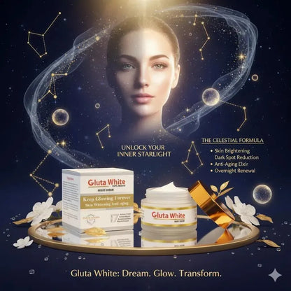 Gluta White Night Cream: Unlock Your Radiant Glow - 50ml