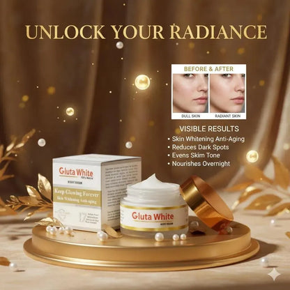 Gluta White Night Cream: Unlock Your Radiant Glow - 50ml