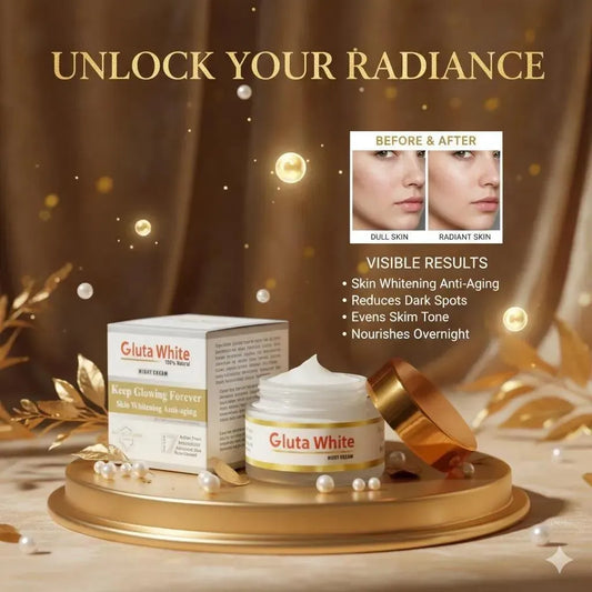 Gluta White Night Cream: Unlock Your Radiant Glow - 50ml