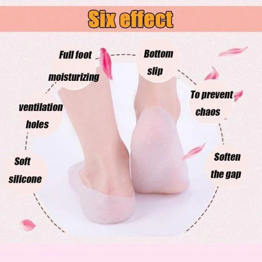 Silicone Moisturizing Socks - High Quality