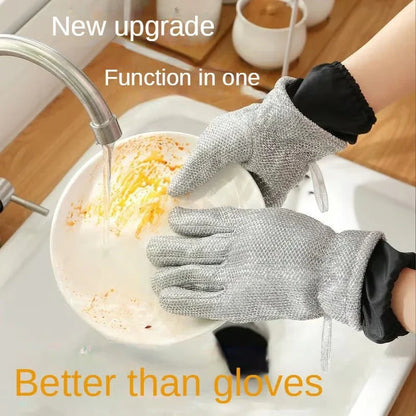 Steel Wire Dishwashing Gloves (Pair)