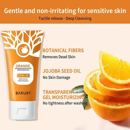 Orange enzyme exfoliating gel