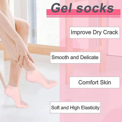 Silicone Moisturizing Socks - High Quality
